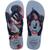 Chinelo infantil havaianas top disney fc original alpargatas Azul aço