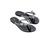 Chinelo infantil melissa mel harmonic chrome feminino Preto, Prata