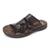 Chinelo Masculino Couro Conforto Pegada 131955 Cravo, Camel