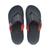 Chinelo Masculino Grendene 12302 Cartago Siena 3 Preto, Vermelho