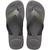 Chinelo masculino havaianas top max comfort Cinza aço