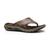 Chinelo Masculino Pegada Couro Alto Conforto Amortech 131663 Pinhão