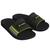 Chinelo Masculino Rider Pump Slide Massageador Macio Preto, Verde