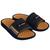 Chinelo Masculino Rider Pump Slide Massageador Macio Laranja, Azul