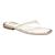 Chinelo Mississipi MI021 Rasteira Salto Baixo Casual Dedo Feminino Branco