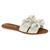 Chinelo Moleca 5297.457.7551 Slide Tope Feminino Off white