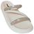 Chinelo Moleca Strass Rasteirinha Napa Maxxi Gliter Feminino Cristal, Creme branco