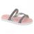 Chinelo Molekinha 2352.107 Papete Infantil Prata