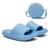 Chinelo Nuvem Slide Flexível + Bolsa Quebek Tiracolo Azul