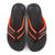 Chinelo Olympikus 921 Masculino Preto, Laranja