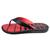 Chinelo Olympikus Hydra Com Palmilha Listrada - 149 N Preto, Vermelho