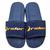 Chinelo Rider Free II Slide Masculino Azul, Amarelo