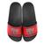 Chinelo Rider Full 86 NBA Slide Ad Masculino Preto, Vermelho