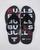 Chinelo Rider Slam NBA Preto, Preto, Branco