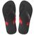 Chinelo rider street duo masculino 12430 Preto, Vermelho