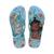 Chinelo sandalia havaianas kids slim princesas original Azul azul