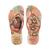 Chinelo sandalia havaianas kids slim princesas original Rosa clay