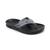 Chinelo sandalia masculina anatomico ortopédico anti stress confortavel 37 ao 44 Al ch29 preto grafite