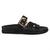 Chinelo Sandália papete Vizzano Flat Fivela H confort 6507.105 Preto