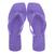 Chinelo Santa Lolla Flip Flop Bico Quadrado Feminino Roxo