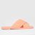 Chinelo Santa Lolla Flip Flop Tiras Cruzadas Feminino Coral