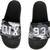 Chinelo Slide Camuflado QIX Cinza, Preto