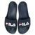 Chinelo Slide Fila Drifter Basic Masculino Marinho, Cinza