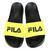 Chinelo Slide Fila Drifter Basic Masculino Amarelo, Preto