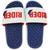 Chinelo Slide Infantil Menino Gaspea Casual Dia a Dia Conforto Rider 11784 Branco, Azul