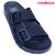 Chinelo Tipo Tamanco Feminino Moleca Brilho Fivela Fixa Preto, Preto