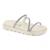 Chinelo Vizzano Papete Feminina 6459.118 Cristal, Silver, Branco off