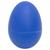 Chocalho Ovinho Colorido Ganza Maraca Egg Shakker Percussão Azul
