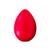 Chocalho Ovinho Colorido Ganza Maraca Egg Shakker Percussão Vermelho