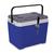 Chopeira a gelo caixa 34l - com serpentina em alumínio torneira italiana 2 vias Azul com Alça Preta