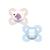 Chupeta mam start 0-2 meses fase 1 bico silicone skinsoft embalagem dupla Rosa Pintinho - Azul Urso