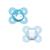 Chupeta mam start 0-2 meses fase 1 bico silicone skinsoft embalagem dupla Azul Baleia - Azul Urso