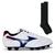 Chuteira Campo Mizuno Masculina Morelia Club MD + Meião Color Sports Branco, Marinho