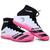 chuteira cano alto botinha futsal adulto juvenil sola costurada Branco rosa