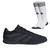 Chuteira Futsal Adidas Predator 24 Club + Meião Adidas Branco Preto, Branco