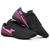 Chuteira Cronos Futsal Quadra Masculina Feminina Original Preto, Rosa