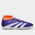 Chuteira Society Adidas Predator 24 Club Sock Unissex Azul, Branco