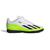 Chuteira Society Adidas X Crazyfast.4 Tira Aderente Infantil Branco, Verde