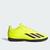 Chuteira Society Juvenil Adidas X Crazy 23 Club Amarelo, Preto