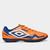 Chuteira Society Umbro Prisma Unissex Laranja, Branco