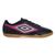 Chuteira Umbro Futsal Cannon Preto Cinza e Rosa - Masculina Preto