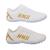 Chuteiras Premium Society e Futsal Haymax Original Branco dourado