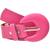 Cinto 3cm Fivela Meia Lua Moda Blogueira Plus Size Pink