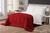 Coberdrom Edredom King 280x240 Pele Carneiro Sherpa/Manta Soft vermelho