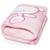 Cobertor Bebe Manta Estampado Ursa Sofy Menina Rosa 90x110cm Sofy