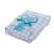 Cobertor Bebê Manta Microfibra Toque Macio Vários Modelos Azul Xadrez Elefantinho